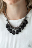 Fashionista Flair - Black Necklace - Paparazzi Accessories Necklace Bedazzle Me Pretty Mobile Fashion Boutique