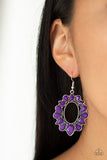 Fashionista Flavor - Purple Earrings - Paparazzi Accessories Earrings Bedazzle Me Pretty Mobile Fashion Boutique