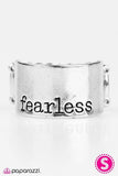 Fearlessly Fashionable - Silver Ring - Paparazzi Accessories Ring Bedazzle Me Pretty Mobile Fashion Boutique