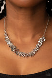 Fearlessly Floral - Purple Necklace - Paparazzi Accessories Necklace Bedazzle Me Pretty Mobile Fashion Boutique