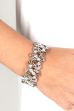 Feathered Finesse - Brown Bracelet - Paparazzi Accessories Bracelet Bedazzle Me Pretty Mobile Fashion Boutique