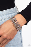 Feathered Finesse - Orange Bracelet - Paparazzi Accessories Bracelet Bedazzle Me Pretty Mobile Fashion Boutique