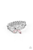Fetching Flutter - Pink Ring - Paparazzi Accessories Ring Bedazzle Me Pretty Mobile Fashion Boutique