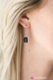 Fierce Fascination - Black Necklace - Paparazzi Accessories Necklace Bedazzle Me Pretty Mobile Fashion Boutique