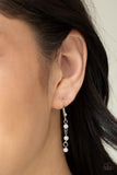 Fierce In Fringe - Silver Necklace - Paparazzi Accessories Necklace Bedazzle Me Pretty Mobile Fashion Boutique