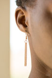 Fiercely Fall - Gold Necklace - Paparazzi Accessories Necklace Bedazzle Me Pretty Mobile Fashion Boutique