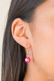 Fiercely Fancy - Pink Necklace - Paparazzi Accessories Necklace Bedazzle Me Pretty Mobile Fashion Boutique