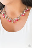 Fiercely Fancy - Pink Necklace - Paparazzi Accessories Necklace Bedazzle Me Pretty Mobile Fashion Boutique