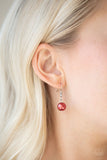 Fiercely Fancy - Red Necklace - Paparazzi Accessories Necklace Bedazzle Me Pretty Mobile Fashion Boutique