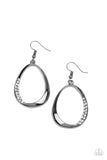 Fiercely Flauntable - Black Earrings - Paparazzi Accessories Earrings Bedazzle Me Pretty Mobile Fashion Boutique
