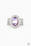 Fiercely Flawless - Purple Ring - Paparazzi Accessories Ring Bedazzle Me Pretty Mobile Fashion Boutique