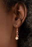Fiercely Flowering - Copper Necklace - Paparazzi Accessories Necklace Bedazzle Me Pretty Mobile Fashion Boutique
