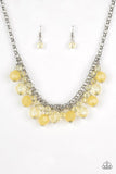 Fiesta Fabulous - Yellow Necklace - Paparazzi Accessories Necklace Bedazzle Me Pretty Mobile Fashion Boutique