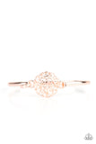Filigree Fiesta - Rose Gold Bracelet - Paparazzi Accessories Bracelet Bedazzle Me Pretty Mobile Fashion Boutique