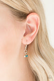 Financially Fabulous - Blue Necklace - Paparazzi Accessories Necklace Bedazzle Me Pretty Mobile Fashion Boutique