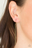 Find Joy - Brass Necklace - Paparazzi Accessories Necklace FS-Bedazzle Me Pretty Mobile Fashion Boutique
