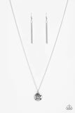Find Joy - Silver Necklace - Paparazzi Accessories Necklace FS-Bedazzle Me Pretty Mobile Fashion Boutique