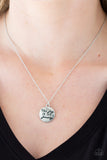 Find Joy - Silver Necklace - Paparazzi Accessories Necklace FS-Bedazzle Me Pretty Mobile Fashion Boutique