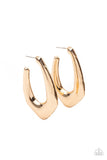 Find Your Anchor - Gold Earrings - Paparazzi Accessories Earrings Bedazzle Me Pretty Mobile Fashion Boutique