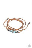 Find Your Way - Blue  Bracelet - Paparazzi Accessories Bracelet Bedazzle Me Pretty Mobile Fashion Boutique