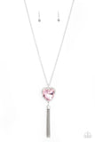 Finding My Forever - Pink Necklace - Paparazzi Accessories Necklace Bedazzle Me Pretty Mobile Fashion Boutique