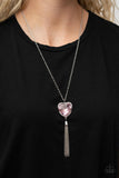 Finding My Forever - Pink Necklace - Paparazzi Accessories Necklace Bedazzle Me Pretty Mobile Fashion Boutique