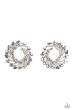 Firework Fanfare - Multi Post Earrings - Paparazzi Accessories Post Earrings Bedazzle Me Pretty Mobile Fashion Boutique