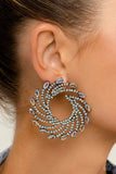 Firework Fanfare - Multi Post Earrings - Paparazzi Accessories Post Earrings Bedazzle Me Pretty Mobile Fashion Boutique