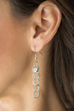Fishing for Compliments - Silver Necklace - Paparazzi Accessories Necklace Bedazzle Me Pretty Mobile Fashion Boutique
