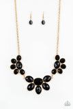 Flair Affair - Black Necklace - Paparazzi Accessories Necklace Bedazzle Me Pretty Mobile Fashion Boutique