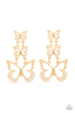 Flamboyant Flutter - Multi Post Earrings - Paparazzi Accessories Post Earrings FS-Bedazzle Me Pretty Mobile Fashion Boutique