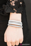 Flash Mob Fashion - White Bracelet - Paparazzi Accessories Bracelet Bedazzle Me Pretty Mobile Fashion Boutique