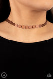 Flash Mob Flicker - Copper Necklace - Paparazzi Accessories Necklace Bedazzle Me Pretty Mobile Fashion Boutique