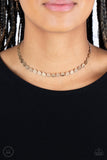 Flash Mob Flicker - Gold Necklace - Paparazzi Accessories Necklace Bedazzle Me Pretty Mobile Fashion Boutique
