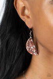 Flashdance Fashionista - Brown Earrings - Paparazzi Accessories Earrings Bedazzle Me Pretty Mobile Fashion Boutique