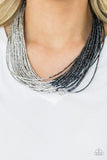Flashy Fashion - Blue Necklace - Paparazzi Accessories Necklace Bedazzle Me Pretty Mobile Fashion Boutique