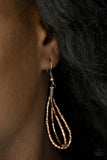 Flashy Fashion - Copper Necklace - Paparazzi Accessories Necklace Bedazzle Me Pretty Mobile Fashion Boutique