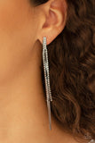 Flavor of the SLEEK - Black Earrings - Paparazzi Accessories Earrings Bedazzle Me Pretty Mobile Fashion Boutique