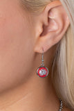 Fleek and Flecked - Red Necklace - Paparazzi Accessories Necklace Bedazzle Me Pretty Mobile Fashion Boutique