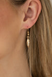 Flight of FANCINESS - Gold Necklace - Paparazzi Accessories Necklace Bedazzle Me Pretty Mobile Fashion Boutique