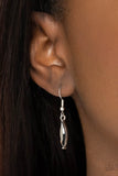 Flight of FANCINESS - Silver Necklace - Paparazzi Accessories Necklace Bedazzle Me Pretty Mobile Fashion Boutique