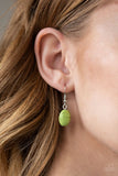 Flight Path - Green Necklace - Paparazzi Accessories Necklace Bedazzle Me Pretty Mobile Fashion Boutique