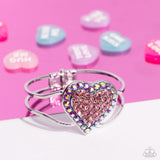 Flirtatious Finale - Pink Bracelet - Paparazzi Accessories Bracelet Bedazzle Me Pretty Mobile Fashion Boutique