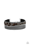Flirtatiously Feline - Silver Bracelet - Paparazzi Accessories Bracelet Bedazzle Me Pretty Mobile Fashion Boutique