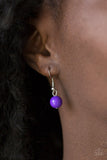 Flirtatiously Florida - Purple Necklace - Paparazzi Accessories Necklace Bedazzle Me Pretty Mobile Fashion Boutique