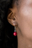 Flirtatiously Florida - Red Necklace - Paparazzi Accessories Necklace Bedazzle Me Pretty Mobile Fashion Boutique