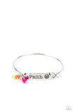 Flirting with Faith - Pink Bracelet - Paparazzi Accessories Bracelet Bedazzle Me Pretty Mobile Fashion Boutique