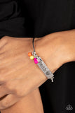 Flirting with Faith - Pink Bracelet - Paparazzi Accessories Bracelet Bedazzle Me Pretty Mobile Fashion Boutique