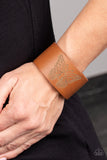 Flirty Flutter - Brown Bracelet - Paparazzi Accessories Bracelet Bedazzle Me Pretty Mobile Fashion Boutique4/22