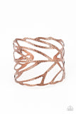 FLOCK, Stock, and Barrel - Copper Bracelet - Paparazzi Accessories Bracelet Bedazzle Me Pretty Mobile Fashion Boutique
